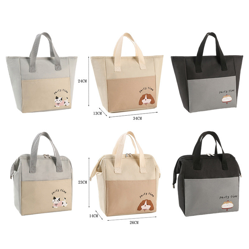 Beilian's new cute thermal insulation bento bag portable student commuter lunch box picnic lunch bag mommy bag wholesale