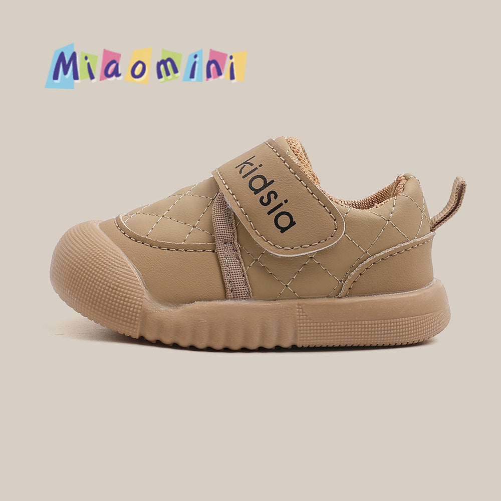 Baby boys' first walker shoes, 0-1-3 years old, girls' casual shoes, new spring/autumn infant shoes, soft sole non-slip white sneakers