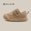 Baby boys' first walker shoes, 0-1-3 years old, girls' casual shoes, new spring/autumn infant shoes, soft sole non-slip white sneakers