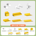 【perforated pegboard shelving】multi-tier shelving unit bookshelf kitchen storage rack shoe rack side panel steel shelving