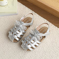 Baotou sandals girl outwear woven vancahao summernew arrival student soft bottom plaideasiest for match fresh shoes sandals