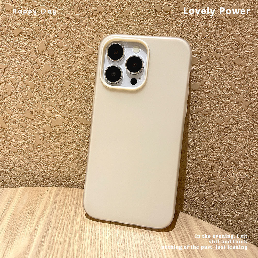 Skin-feeling jelly suitable for iphone17promax mobile phone case apple 16 light luxury antique white mobile phone protective case 15