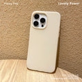 Skin-feeling jelly suitable for iphone17promax mobile phone case apple 16 light luxury antique white mobile phone protective case 15