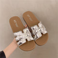 2025 summer fashion toe-out sandals wholesale: rhinestone butterfly slippers, crystal anti-slip fairy sandals, versatile sandals