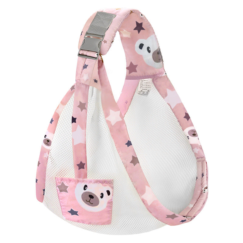 Newborn baby carrier - ice silk sling for infants and toddlers - summer breathable lightweight baby wearing device