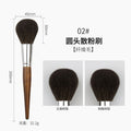Professional makeup brush set with wooden handles - cangzhou full set: soft blush brush, foundation brush, contour brush, eyeshadow brush, and more