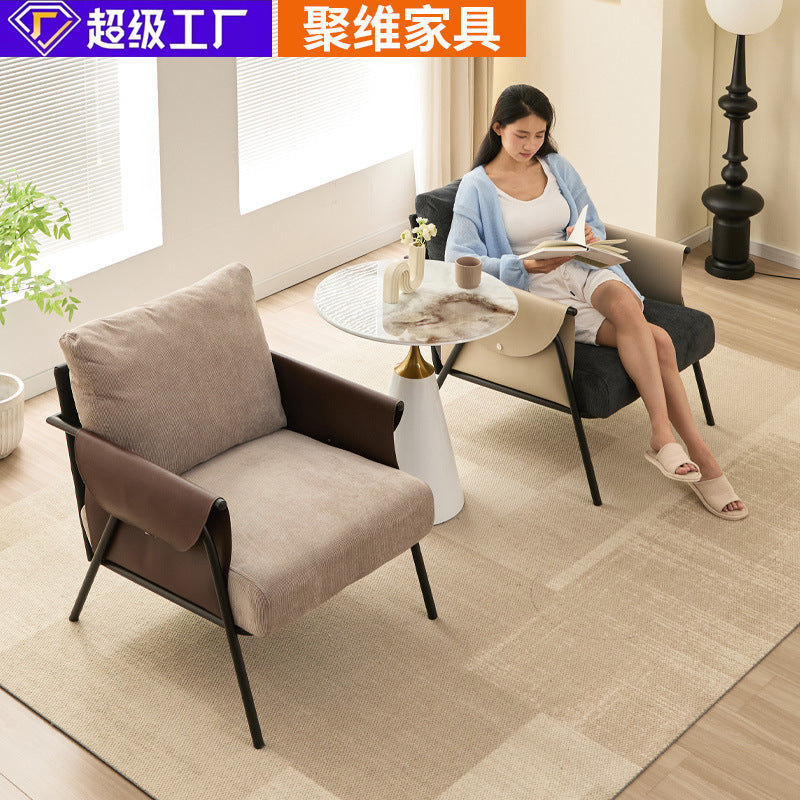 Factory direct custom wholesale minimalist luxury casual sofa chair - single seater leisure chair for retail and wholesale