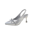 Women's high heels: new french-style bow-tie peep-toe pumps for summer 2026 - pointed-toe stiletto heels, fashionable and versatile sandals