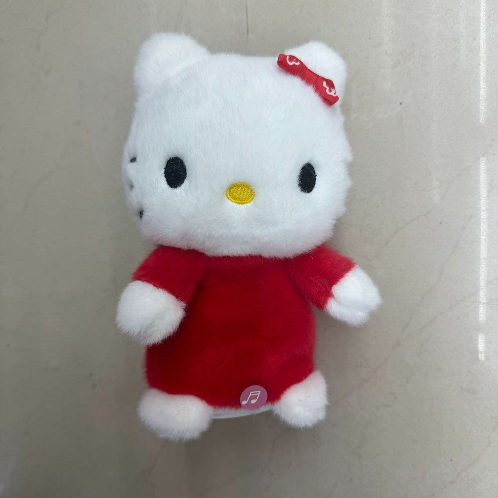 2025 cross-border hot-selling singing, dancing, talking, electric magic voice plush cute pet kids' light-up toy