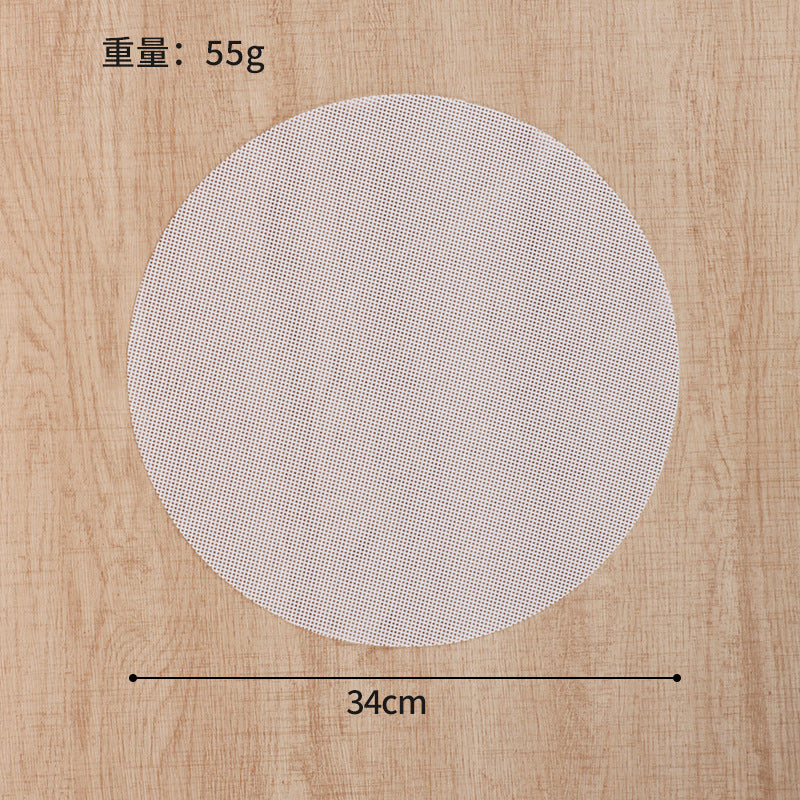 Silicone steamer mat round silicone steamer cloth steamer paper steamed bun mat cloth steamer cloth steamed bun mat factory direct sale