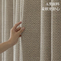 Cotton and linen texture full blackout chenille curtains bedroom living room hook type frenchaccessible luxury cream style shaoxing wholesale