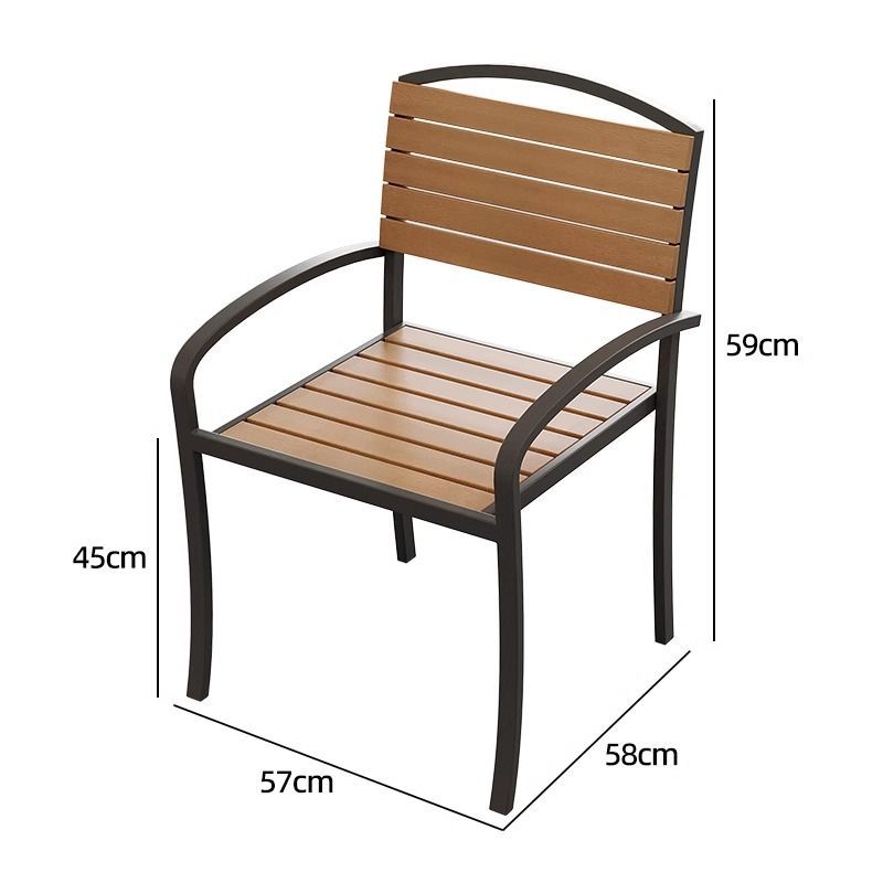 Industrial-style outdoor camping bar, chill music bar, bistro, bbq restaurant, cafe, bubble tea shop table and chair set