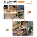 Rocking chair recliner adult garden balcony home leisure chair rattan chair outdoor patio chair lazy rocking chair adult