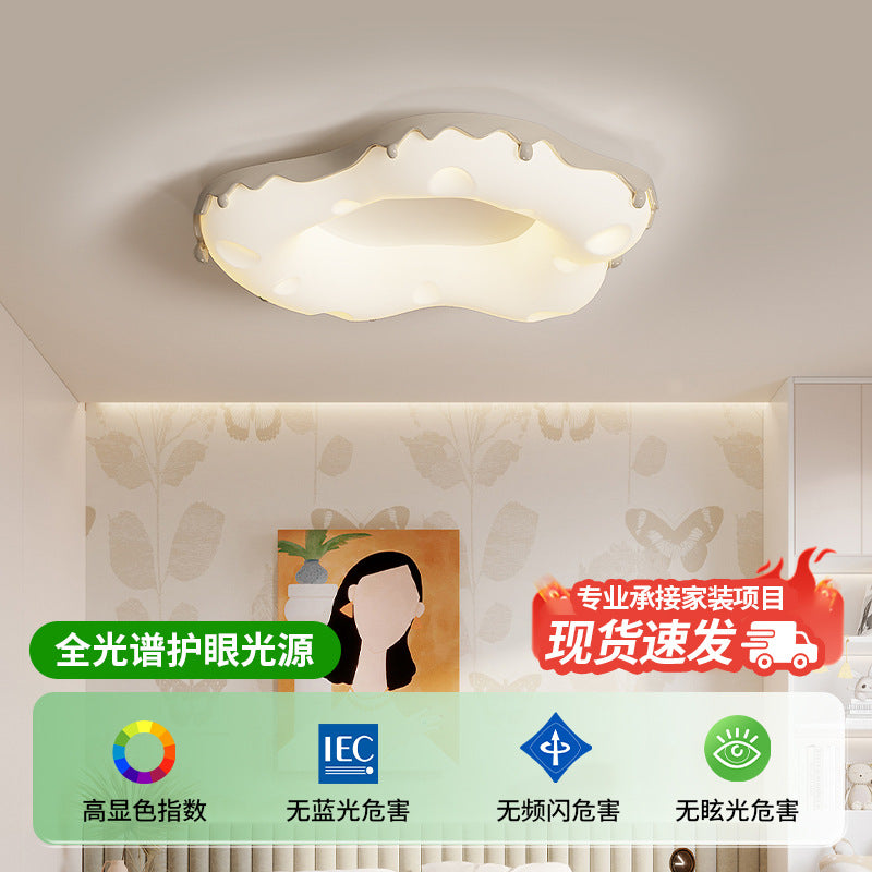 Cream Wind Creative Cloud Bedroom Ceiling Light Simple Modern Full Spectrum Eye Protection Room Lighting 2025 New