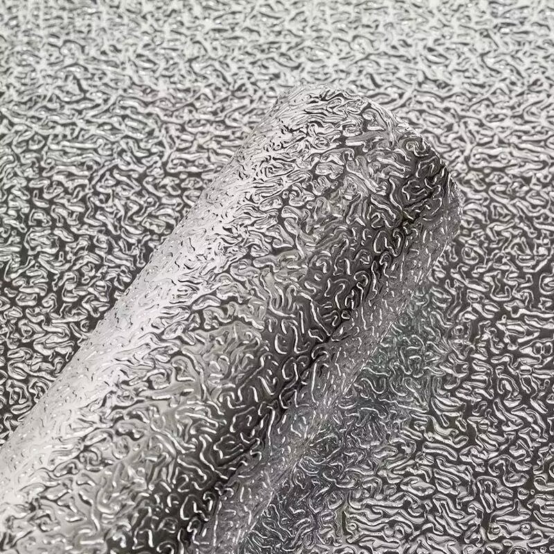 Cross-border self-adhesive kitchen oil-proof sticker waterproof and high temperature resistant stove cabinet range hood aluminum foil tinfoil moisture-proof