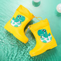 New children's rain boots: ankle-high, waterproof cartoon rain boots for boys, girls, toddlers, and young students