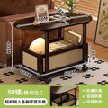 Medieval style bamboo coffee table, side table, corner table, sofa, living room, movablefor home, small trolley, small table, snack storage rack