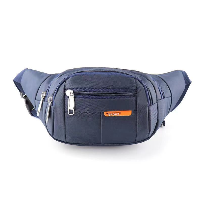 New fanny pack women's large-capacity multi-function anti-splashing water cashier business bag outdoor travel fashion mobile phone fanny pack men