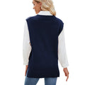 Fashion cross-border vest vest sweatersilmv necknew arrival  sleeveless waistcoat knitting shirt women's sweater