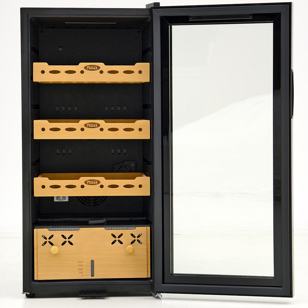 Fesima humidity control compressor cigar cabinet constant temperature and humidity air-cooled frost-free cedar wood large quantity and excellent price