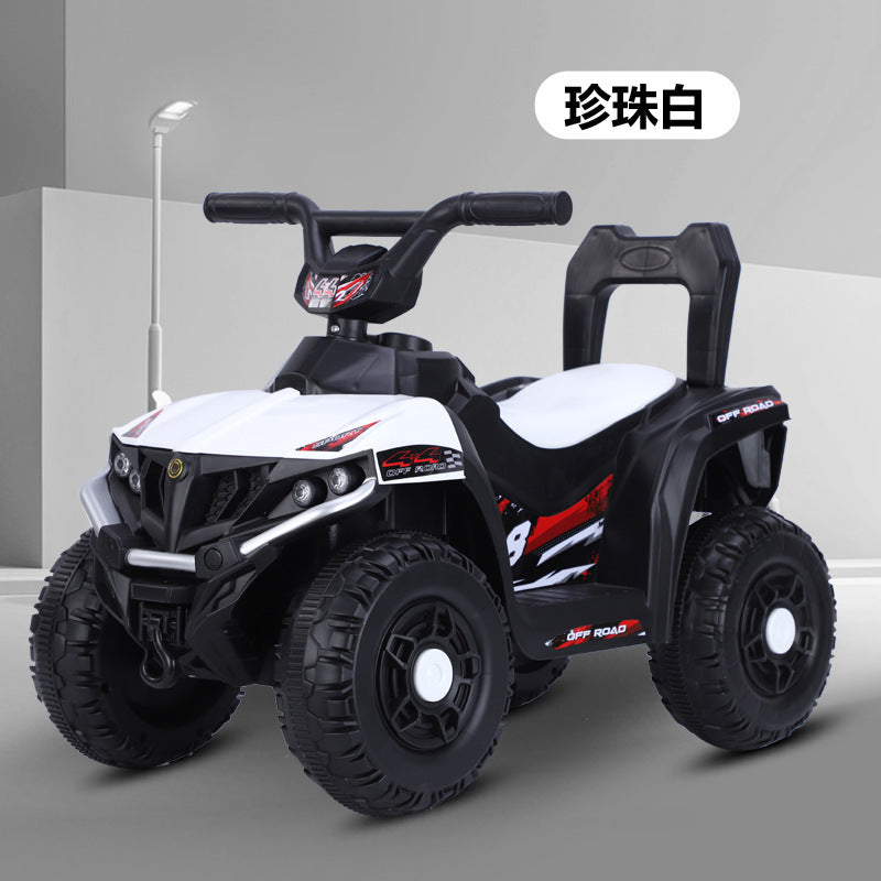 Manufacturer spot children's electric beach car four-wheeled outdoor off-road vehicle 1-3-5 year old baby charging remote control motorcycle