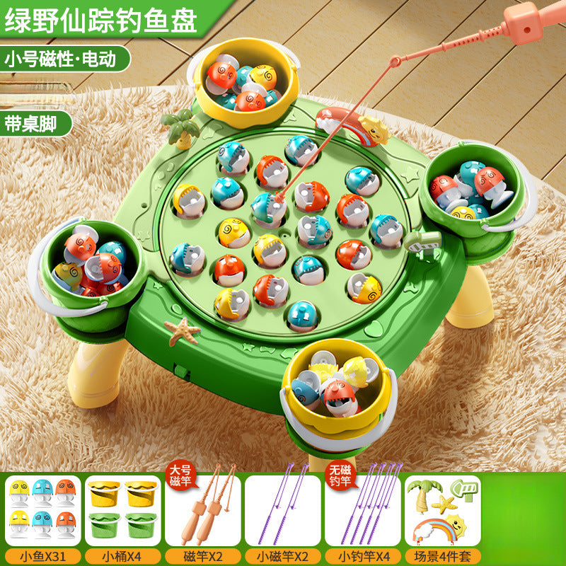 Baby electric magnetic fishing toy for kids, ages 1-2, 3, educational toy for children, two and a half weeks old, boys, girls, toddlers