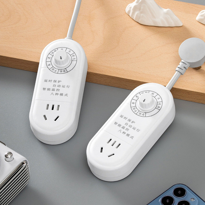 Smart refrigerator power strip - energy saving, timer, and temperature control for home, dorm, and commercial use