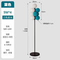 Nordic grape floor lamp - stylish and luxurious ambient lighting for living room, sofa side, bedroom bedside, with flocked globe shade