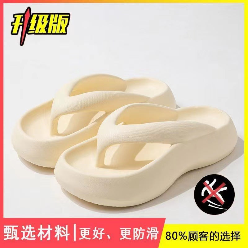 Eva flip-flops new arrival summer popular shit-feeling casualthick sole bath beach flip-flops women's outwear