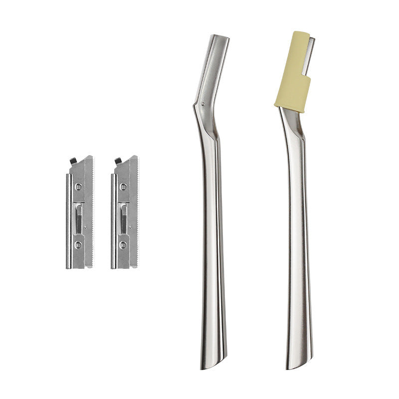 Customized multifunctional zinc alloy eyebrow razor - women's precision anti-scratch eyebrow shaper - beauty tool for cross-border e-commerce