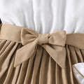 fall and winterlong sleeveshot selling cross-border in stockgirlwhitetops+patchwork 100% off dressfactory direct sales