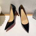 Wo huizhou 2026 autumn new arrival high heel pumps - nude with red sole, european & american chic, fashionable stiletto, pointed toe