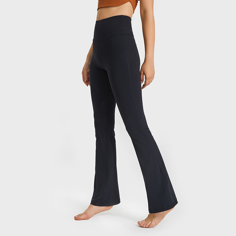 Millennial new slimming booty-lifting flare yoga pants - high-stretch, barely-there feel, versatile fashionable workout leggings for women dl204