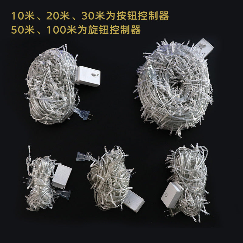 LED light string outdoor waterproof lights street lighting outdoor gypsy lights Christmas waterproof holiday decorative lights