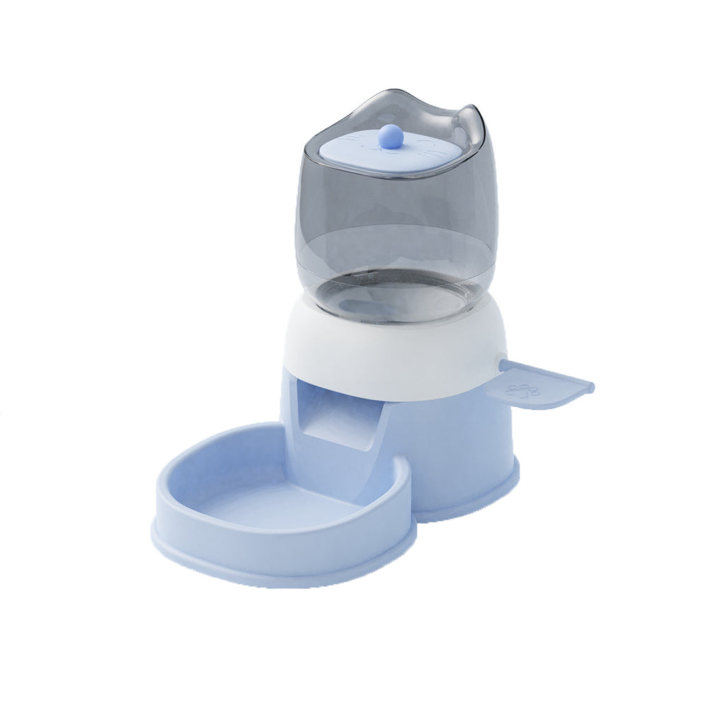 New arrival cross-border pet automatic feeder cat and dog large capacity bowl pet feeding basin push-type educational pet bowl