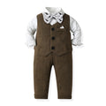 Spring & fallkids suit suit handsome boy flower girl vest dress baby boy first birthday medium big child suit