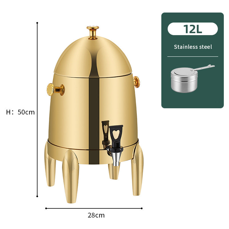 Coffee tripod, restaurant commercial beverage bucket Stainless steel visual beverage machine Juicer Korean, juice tripod