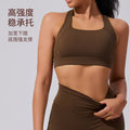 Fashion cloud feeling high intensity sports intimates women's running bubble wrap high elastic yoga vest outdoor fitness sports bra