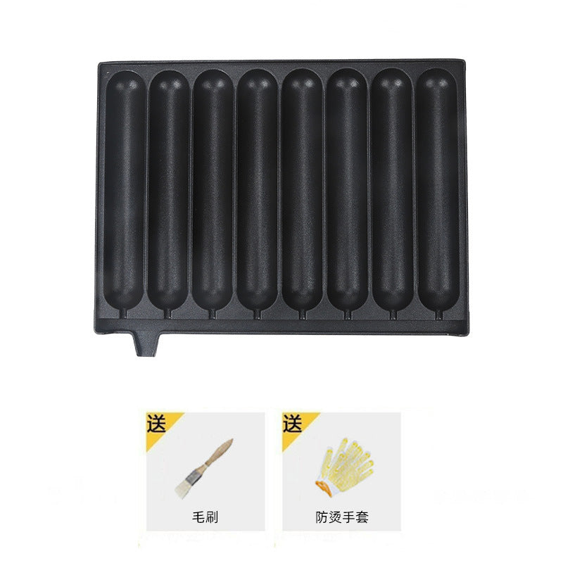 Sausage machine roadside stall commercial crispy starch sausage roasting machine night market stall cassette stove sausage plate mold aluminum alloy