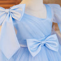 Dress mesh birthday kids dress trailing princess girl costume tutu skirt catwalk tutu piano costume