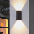 Outdoor waterproof wall light - modern minimalist style for stairs, villas, courtyards, balconies, and entryways - double-headed, up and down lighting
