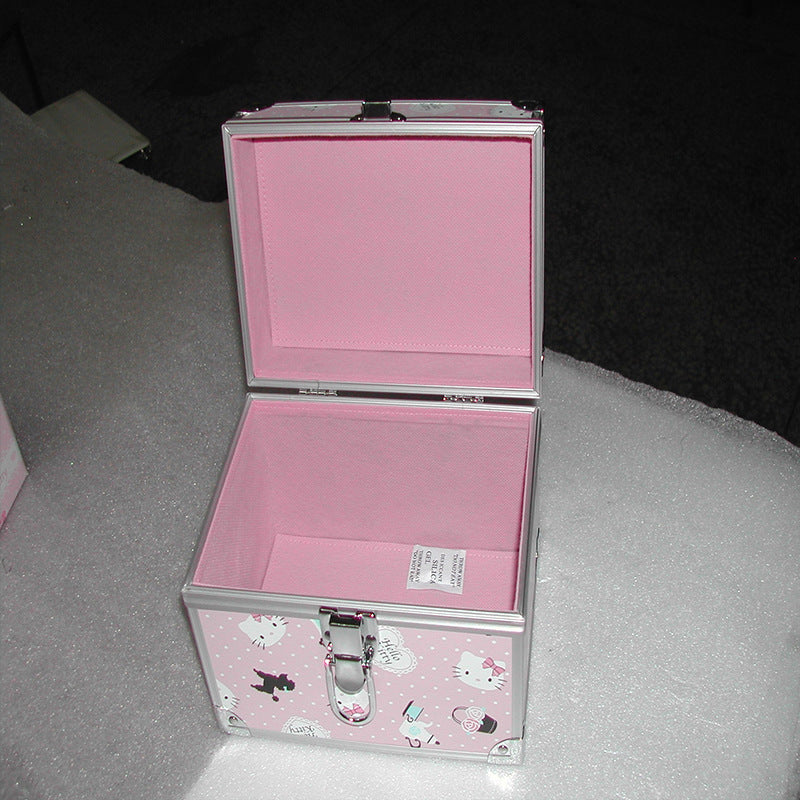 Cute cartoon Kulomie cosmetic bag large capacity portable Sanrio cosmetic case makeup goo card storage box wholesale