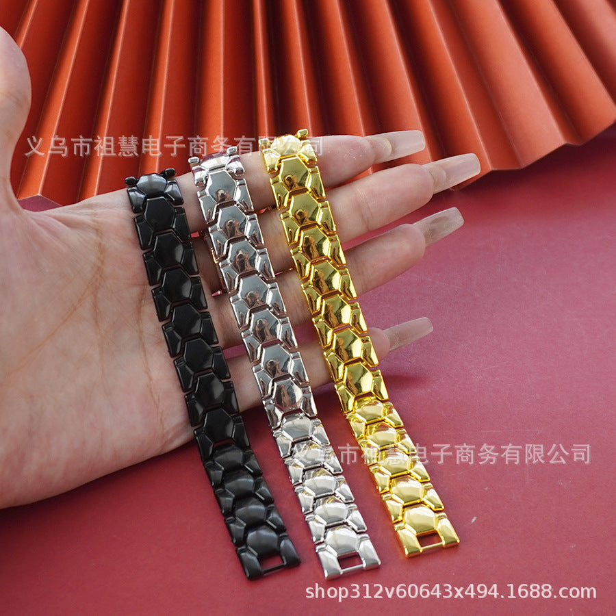 Hip-hop punk open cuff bangle, a trendy accessory for both men and women, perfect as a christmas or birthday party gift