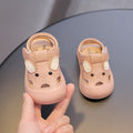 Infant and toddler sandals, soft-soled baby walking shoes, baby shoes for ages 0-2, summer children's clogs with soft, non-slip soles and a closed-toe design