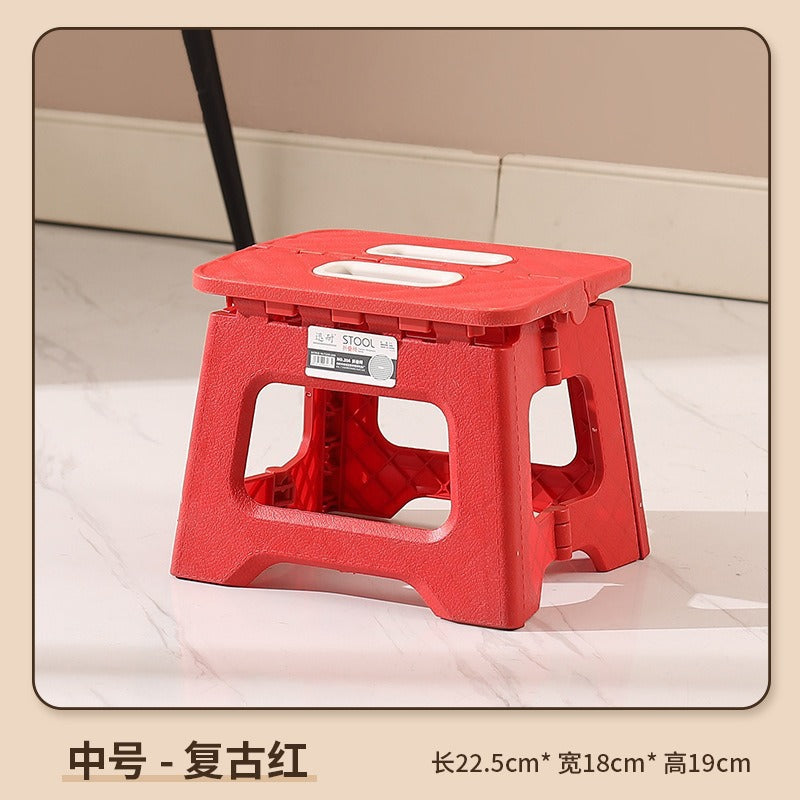 Foldable stool, thickened adult chair, portable home & outdoor camping chair, handheld durable student chair