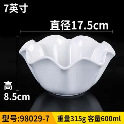 Fat beef plate melamine hotpot restaurant buffet plate tableware barbecue plate commercial side dish dish lettuce bucket haidilao