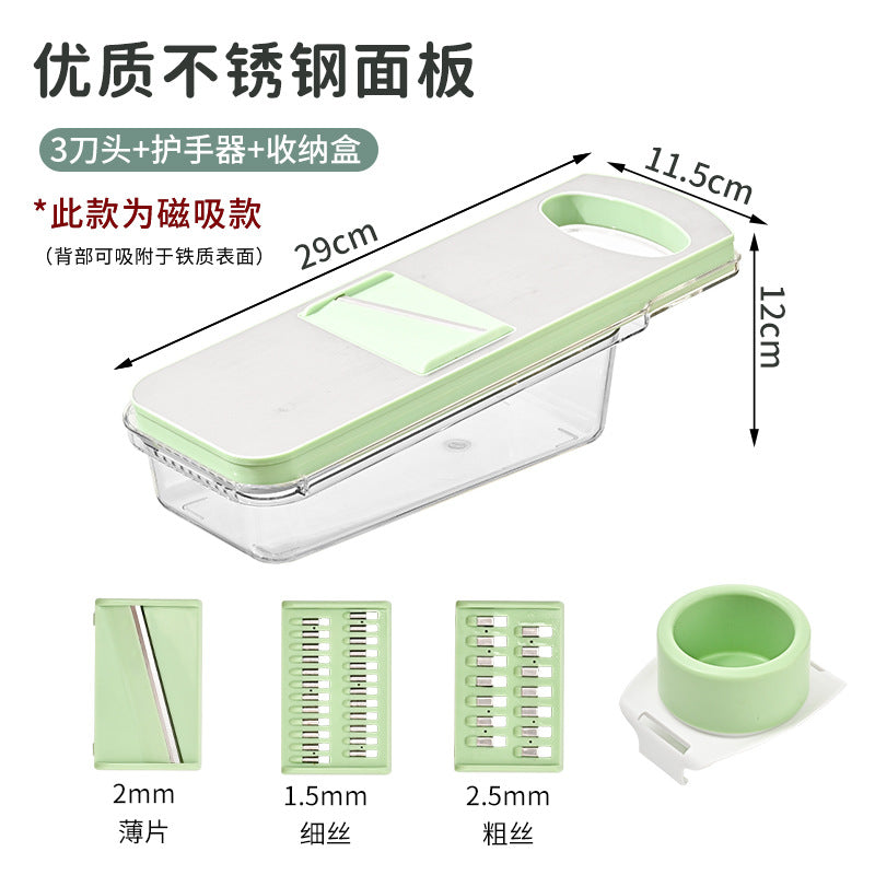 Kitchen for home potato shredding and cucumber handy gadget stainless steel grater multifunctional vegetable cutter slicer shredder