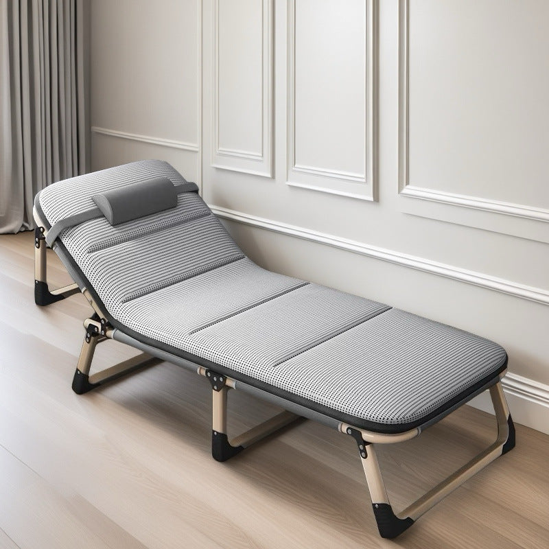 Folding bed single bedfor homesimple lunch break bed office outdoor sleeping chair camp bed multifunctional recliner wholesale