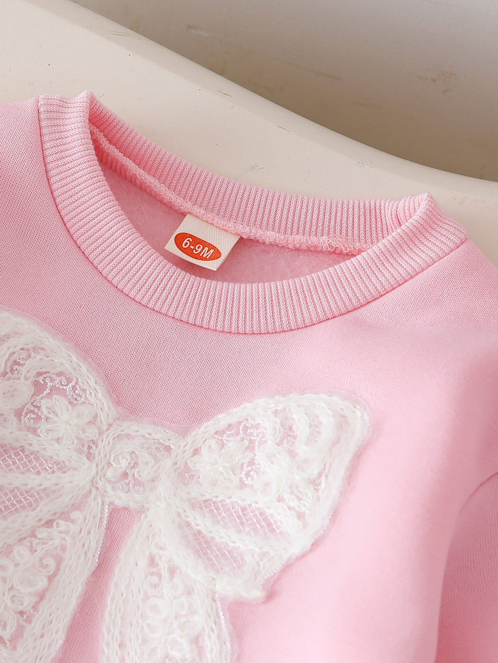 cross-border hot seller: autumn new bowknot sweatshirt crewneck set - three-piece outfit with pants and matching bag