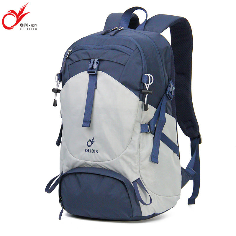Backpacking Travel Light Outdoor Backpack Men's Hiking Hiking Bag Women's Going Out Large Capacity Leisure Student School Bag